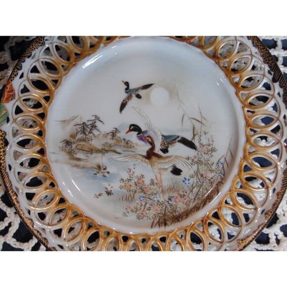 Vintage Japanese Water Birds 10 PC.‎ Tea Set